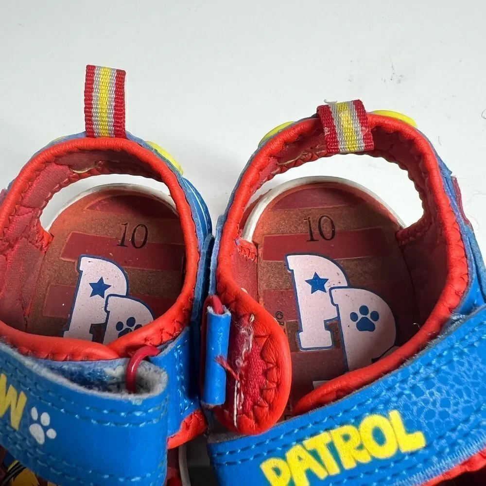 Paw Patrol Kid's Sandals Sz 10